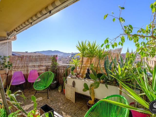 Marseille 8ème À vendre Viager occupé Appartement au dernier éta