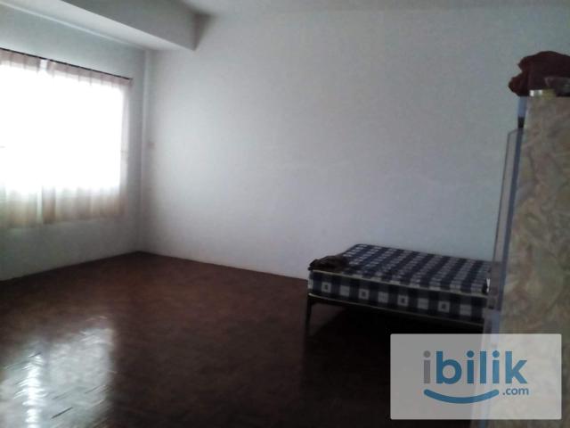 Master bedroom with attached bath/toilet