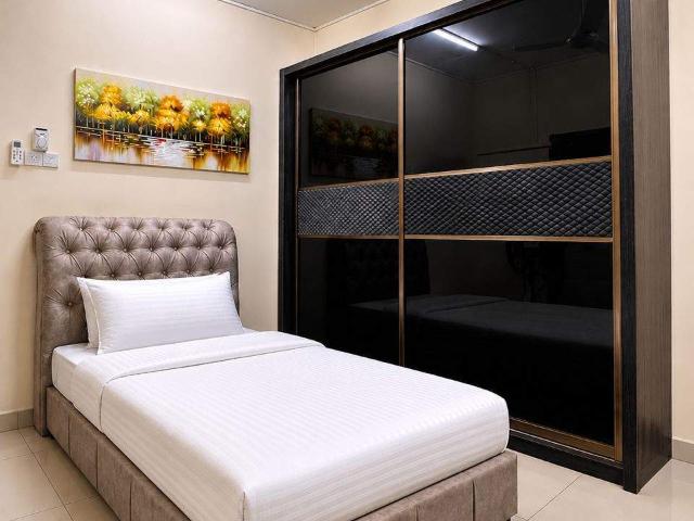Master Bedroom with Aircond and Private Attached Bathroom