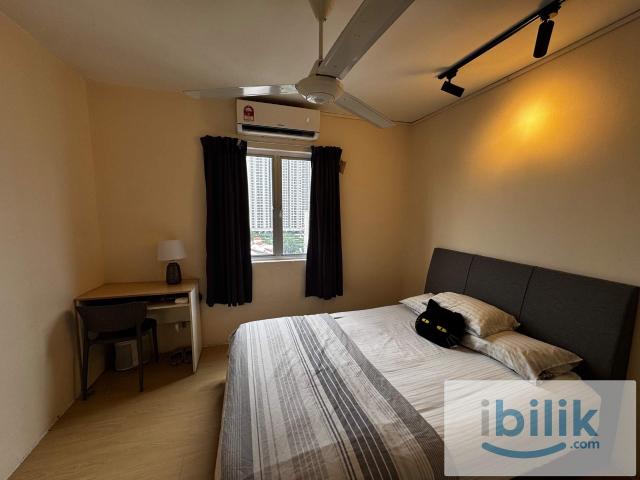 Master bedroom with private bathroom