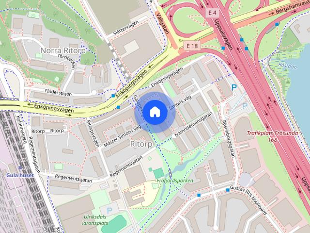 Mäster Simons väg, Solna