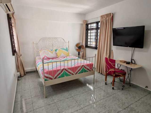 master room with private bathroom