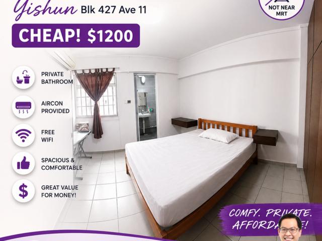 Master Room Yishun Blk 427 Ave 11