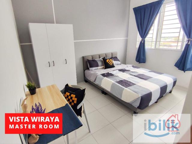Master Room for FEMALE @ Vista Wirajaya 1 – Private Bathroom, 5min walk to LRT Taman Melati & TARUMT!