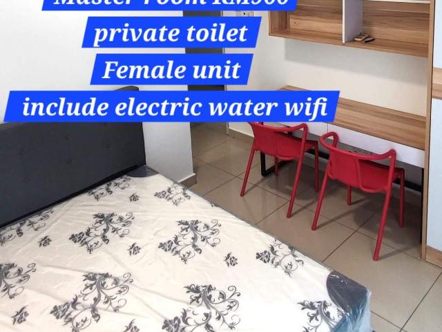 Master Room Private toilet RM900