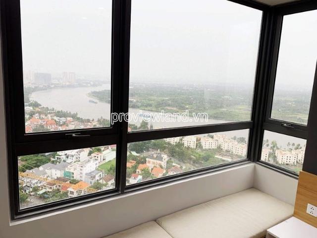 Masteri An Phú căn hộ với 2 phòng ngủ cần cho thuê tầng cao view sông