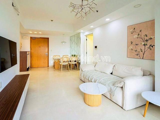 Masteri Thảo Điền cho thuê căn hộ tháp T2 với 2 phòng ngủ view sông Sài Gòn