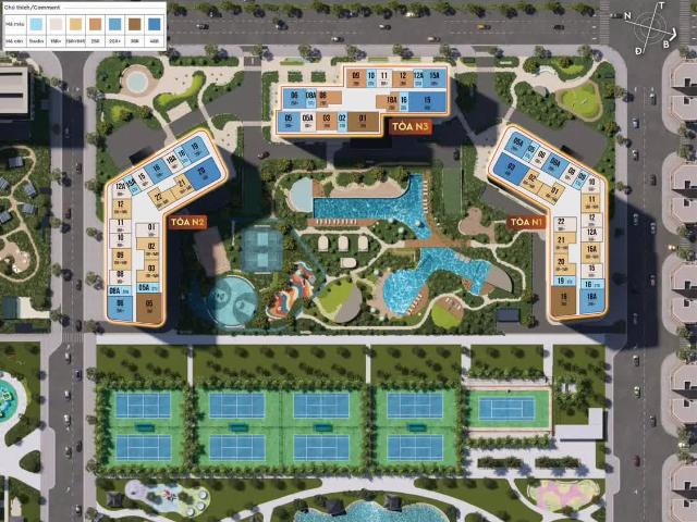 Masteri Trinity Square Chỉ 10% mức vốn 250tr sở hữu căn hộ 1PN, View đẹp miễn lãi 30 tháng