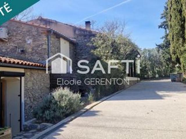 Mas catalan en pierre avec piscine + gîte