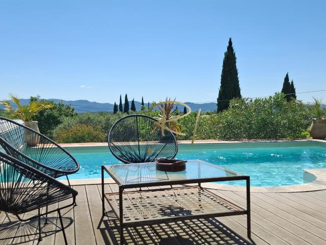 Mas En Pierre Rénové Avec Piscine Et Gîte Indépendant Vue. 175m² Les Vans