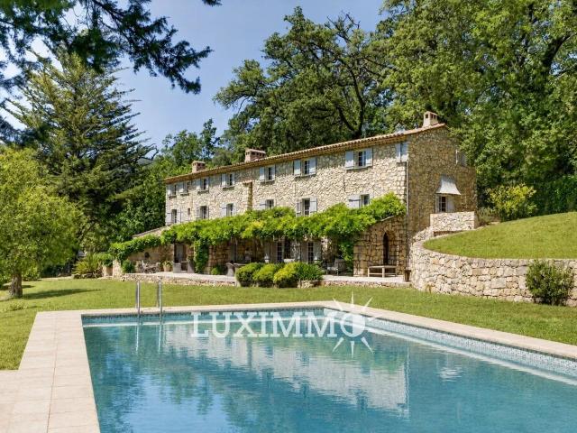 Mas En Pierre 6Ch Vue Dégagée Toscane 450m² Châteauneuf Grasse