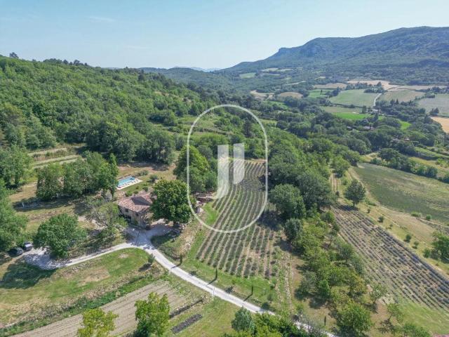 Mas provençal rénové à vendre, 9 ha de lavande et de bois 356m² Grignan