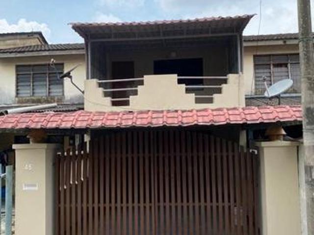 Masai Megah Ria 2 Storey Low Cost House Full Extend For Sale