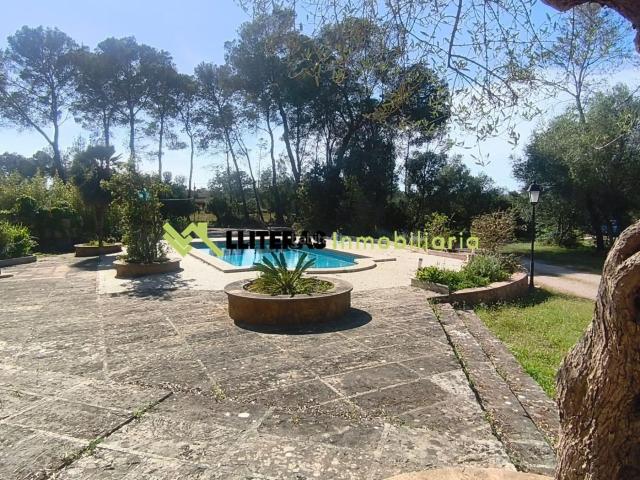 Masía en venta en Baleares Algaida. Finca en Algaida con gran piscina y pista de tenis privada busca nuevo propietario. Masías.
