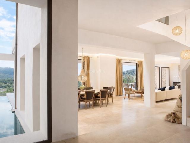 Masía en venta en Baleares Artà, Artà Poble. Moderna finca de piedra natural con impresionantes vistas al mar y piscina desbordante en Artà. Masías.
