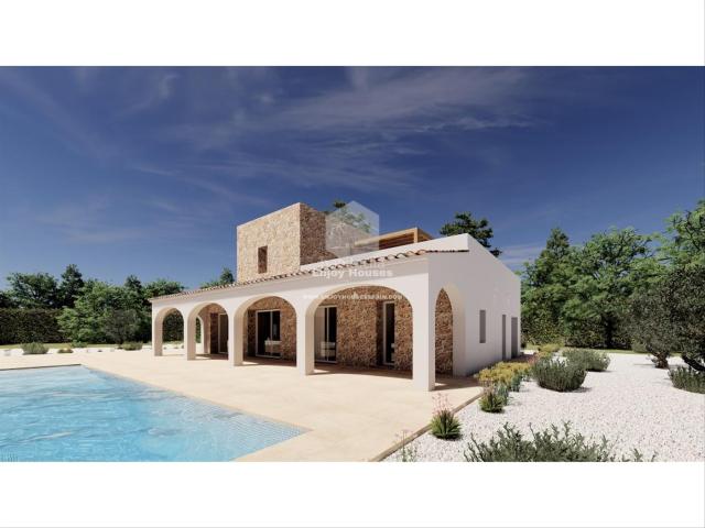 Masía en venta en Benissa, Benissa Pueblo. Villa de lujo mediterránea en parcela de 10.000 m con piscina privada y vistas abiertas a la montaña Benissa. Masías.
