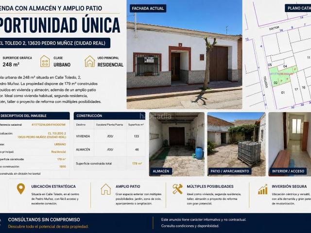 Masía en venta en Pedro Muñoz. CASA EN VENTA EN PEDRO MUÑOZ CIUDAD REAL. Masías Pedro.