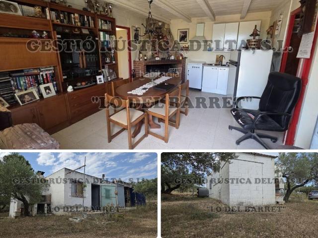 Masía en venta en Perelló El Costa Dorada. RÚSTICA CON OLIVOS DE 1,40HA DE TERRENO, CASAS DE CAMPO Y ALMACEN DE 75M2 CON EXCELENTES VISTAS AL MAR. Masías Perelló.