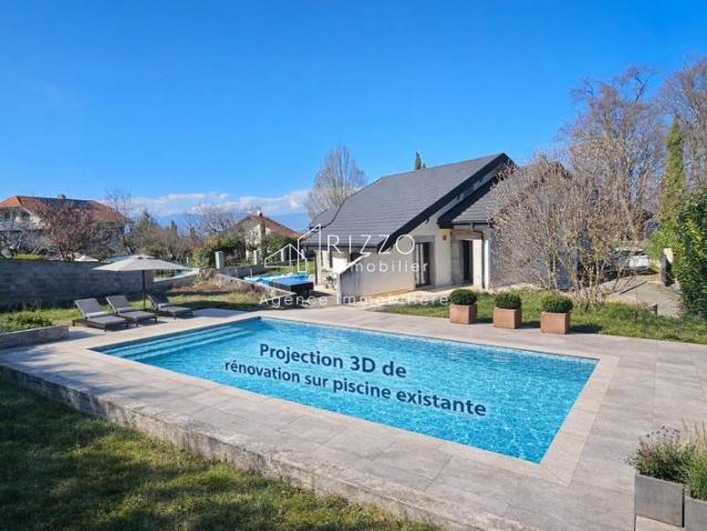 Massongy Douvaine, maison avec piscine et potentiel de 180