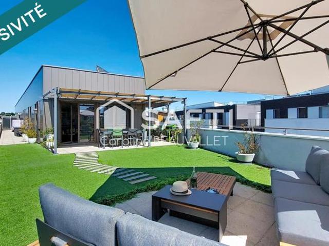 Massy atlantis – rooftop avec terrasse panoramique de 123 m²