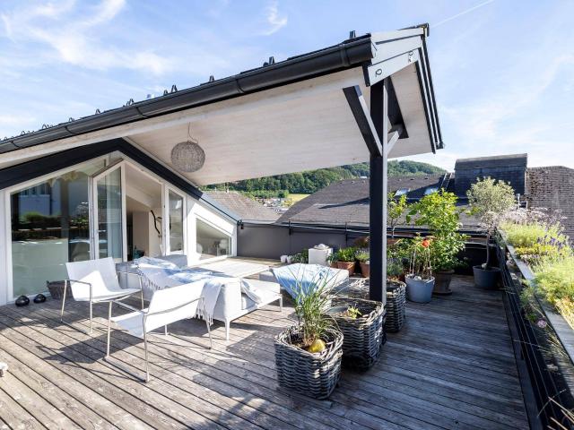 MATTSEE | Luxuriöse Loft Wohnung in Seenähe mit 360° Dachterrasse in zentraler Lage