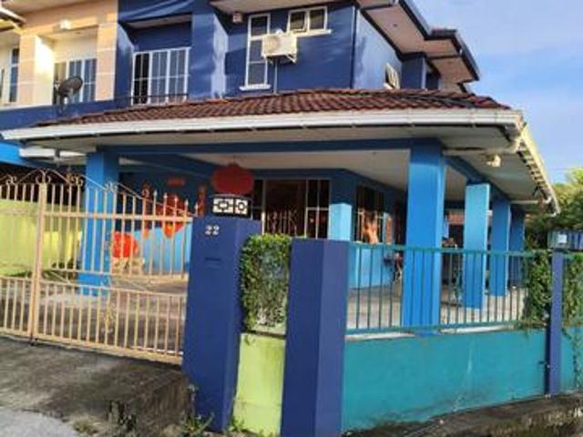 matang 6 12 mile double storey terrance house for sales at Kuching