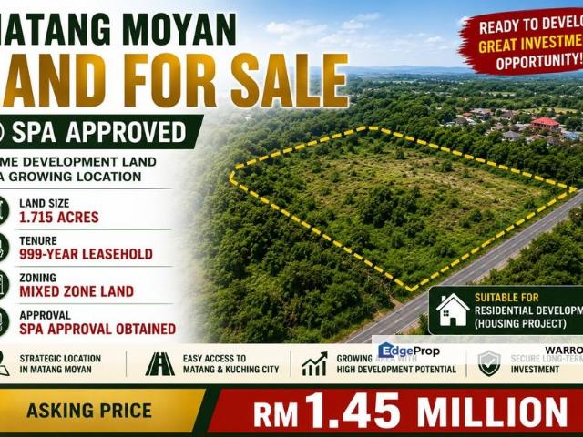 MATANG MOYAN DEVELOPMENT LAND FOR SALE