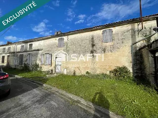 Matha 17160 Achat / Vente maison 2 pièces t2 parking