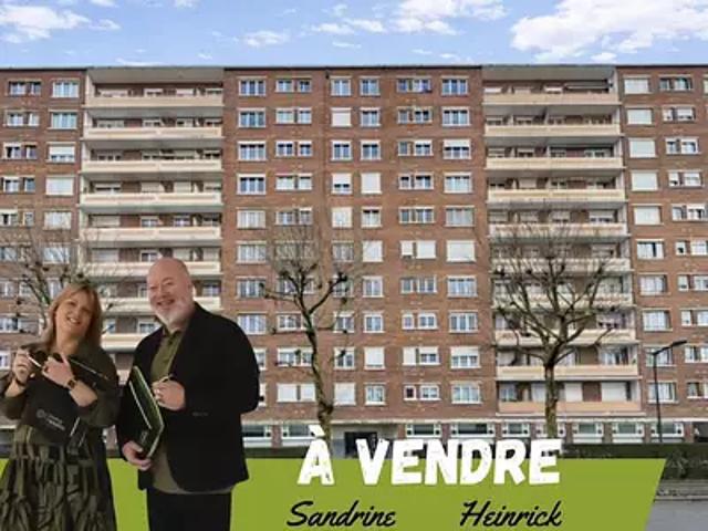 Maubeuge 59600 Achat / Vente appartement 3 pièces t3 balcon