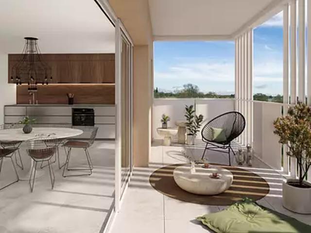 Mauguio 34130 Programme neuf appartement neuf à vendre t2 RT 2012