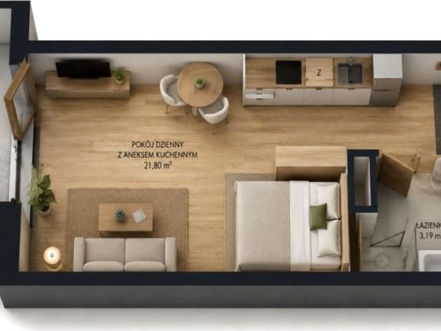 Maurycego Beniowskiego 25,25 m², Gdańsk