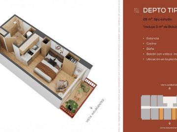 MÁXICA: Departamento en venta en San Rafael