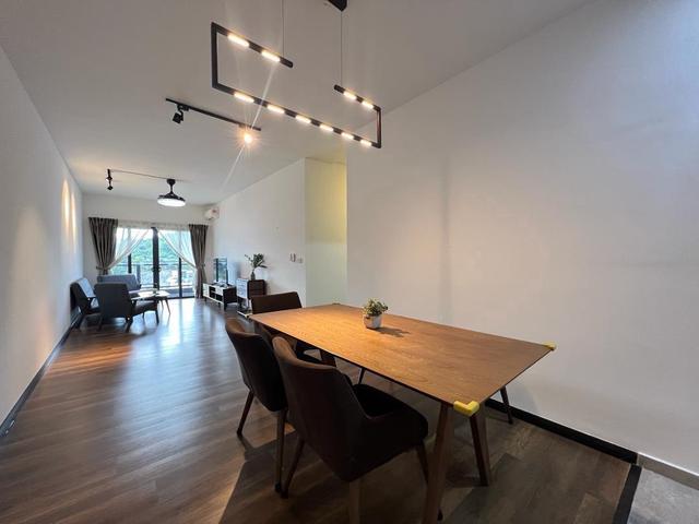 Maya Condo Likas Block C Partially Furnished for rent