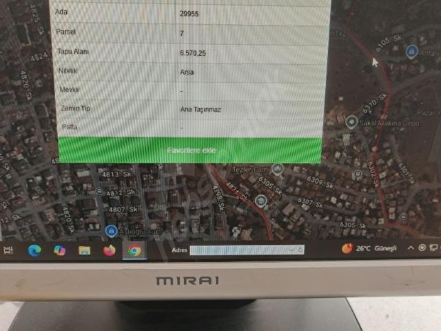 MAZİ DAĞI'NDA SATİLİK 170 M ARSA