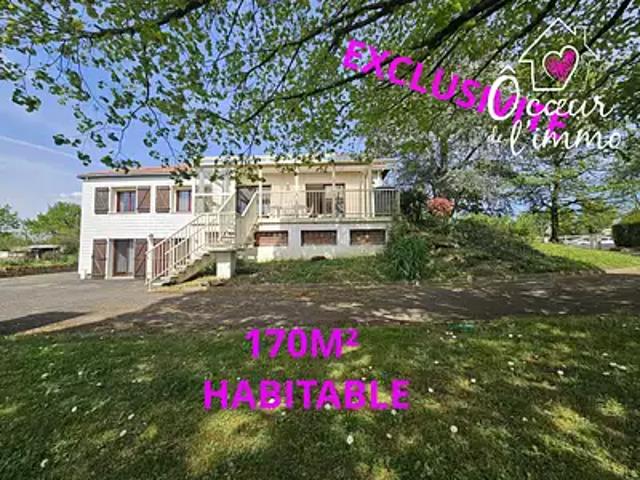 Mazières en Mauges 49280 Achat / Vente maison 7 pièces t7 terrasse parking