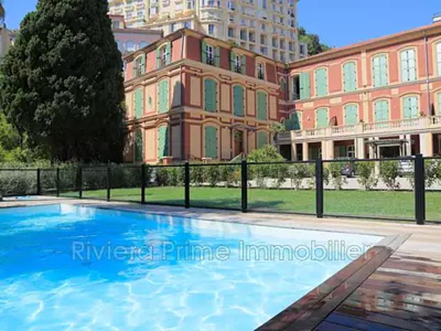 Menton 06500 Achat / Vente appartement 3 pièces t3 au dernier étage piscine