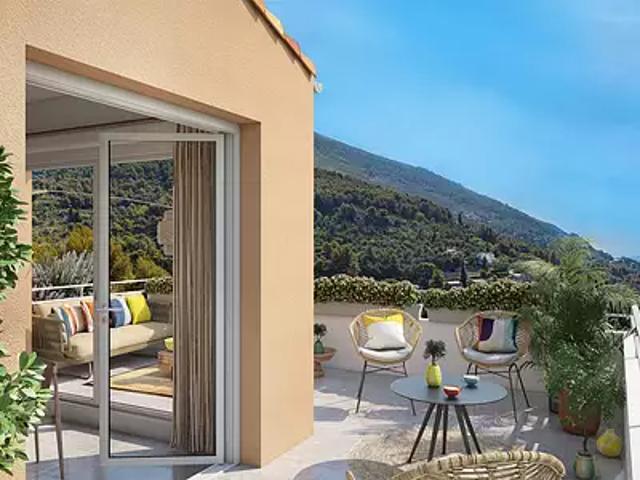 Menton 06500 Programme neuf appartement neuf à vendre t2 LMNP NF