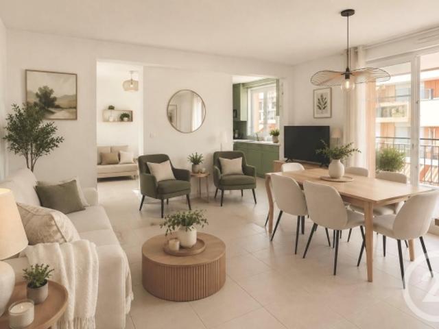 MENTON, appartement à vendre, 3 pièces, 61 m²
