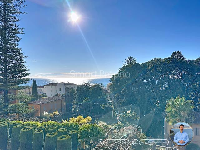 MENTON GARAVAN T1 avec ALCOVE EXPO SUD et VUE MER + TERRASSE dans copro de STANDING AU CALME