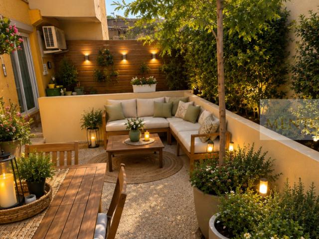 Menton St Agnès 4 pièces terrasse jardinet