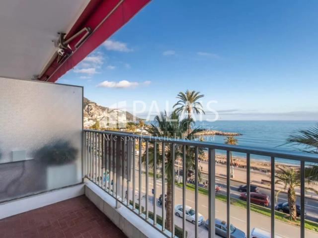 MENTON/ PORT GARAVAN APPARTEMENT traversant 3P 86m2 TERRASSE