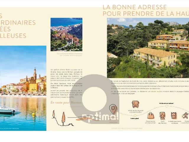 Menton Programme Neuf Livraison Fin 2025 3 Pieces avec. m² Menton