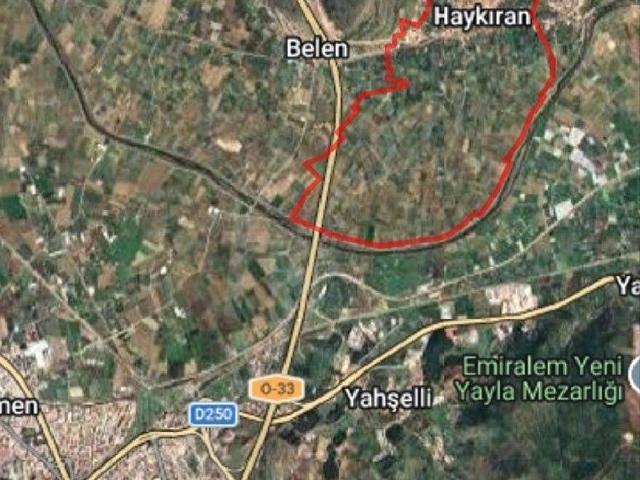 MENEMEN HAYKIRANA ÇOK YAKIN 1067 m2 SATILIK TARLA