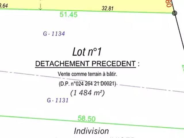 Ménesplet 24700 Achat / Vente terrain