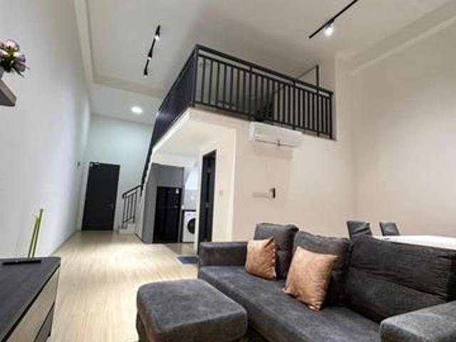 Medini Sunway Grid Residence Loft Design 1B1B Fully for RENT