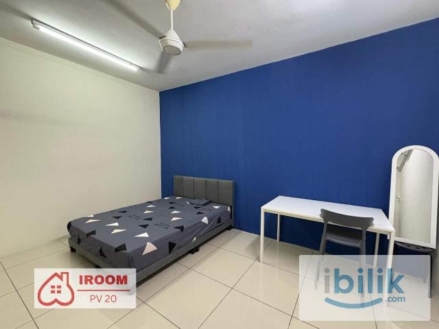 Medium Room @ PV20 – Near PV128/Wangsa Maju/TARUMT/UNIKL/HKL. Free Wifi!