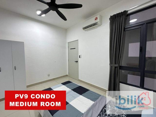 Medium room @ PV9 Setapak. Beside TARUMT & LRT Taman Melati
