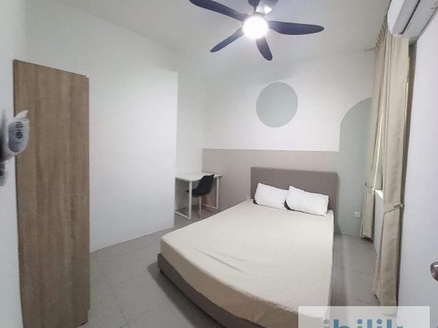 MEDIUM Room @ RESIDENSI METRO KEPONG, Fully Furnished with Internet & Cleaning 850m to MRT Metro Prima