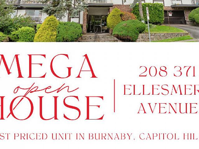 Mega Open House: 208 371 Ellesmere Avenue, Burnaby