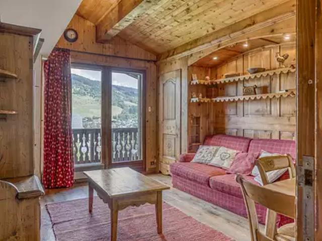 Megève 74120 Achat / Vente appartement 3 pièces t3 au dernier étage